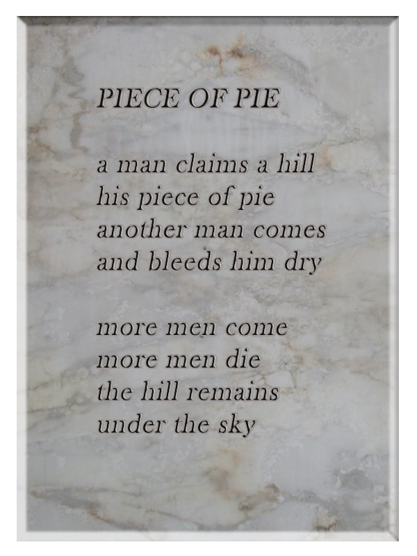 Piece of Pie poem