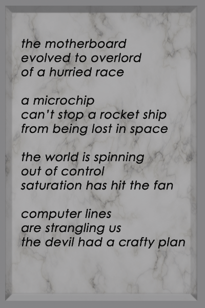 Part 2 of Technology poem